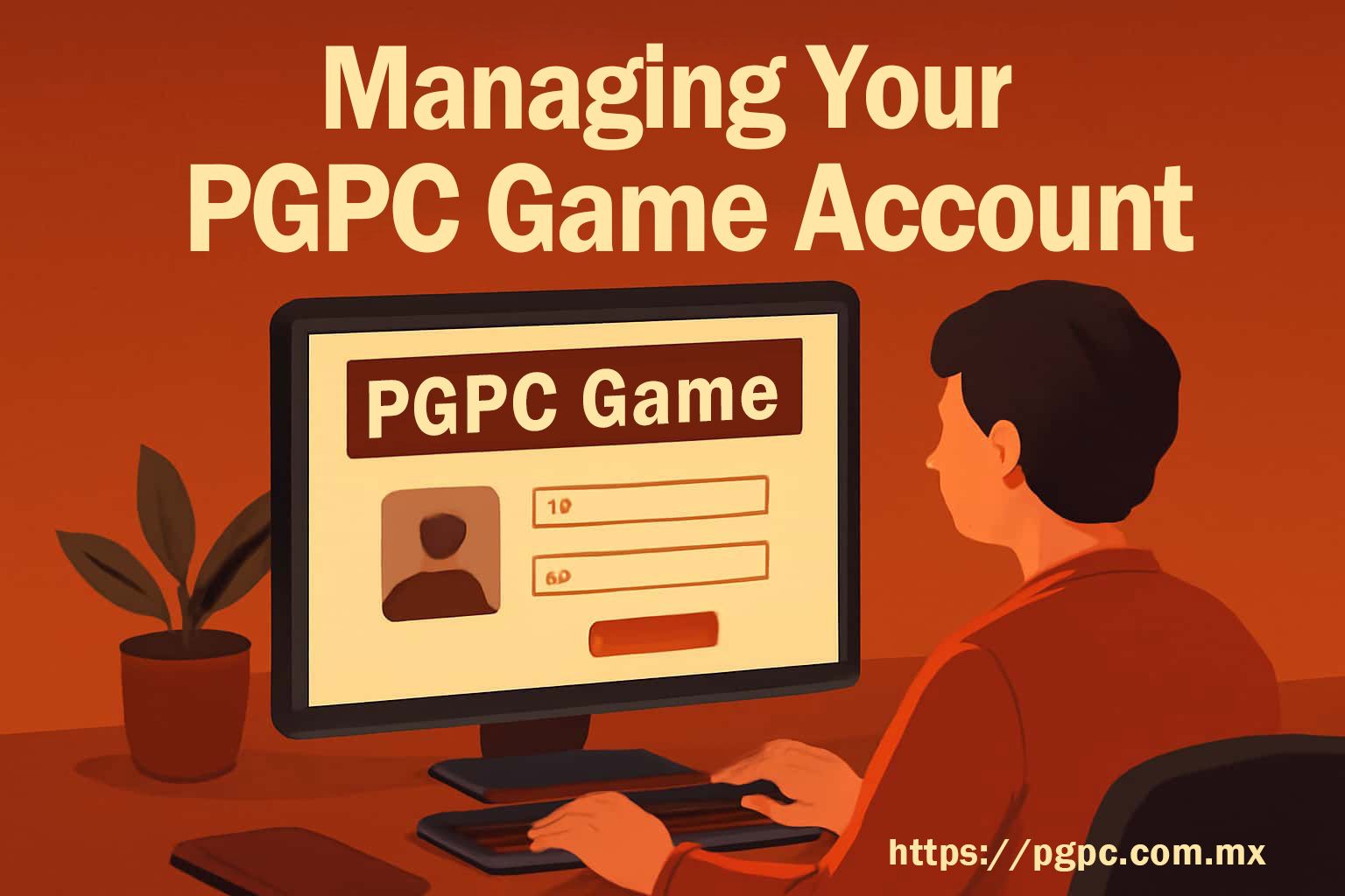 PGPC Account Management Guide screen reference