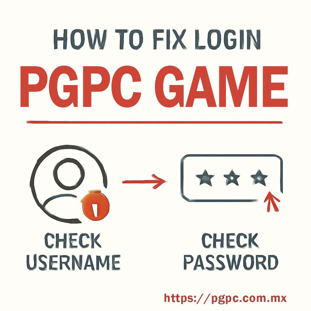 PGPC account supporting screen