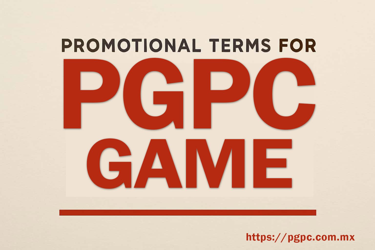 How to Read PGPC Promotional Terms screen reference