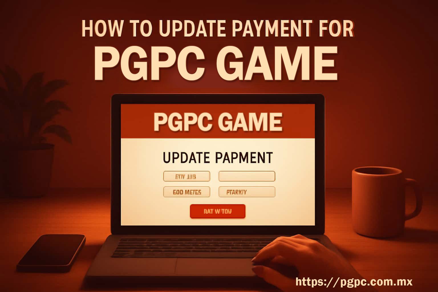 How to Update a PGPC Payment Method screen reference