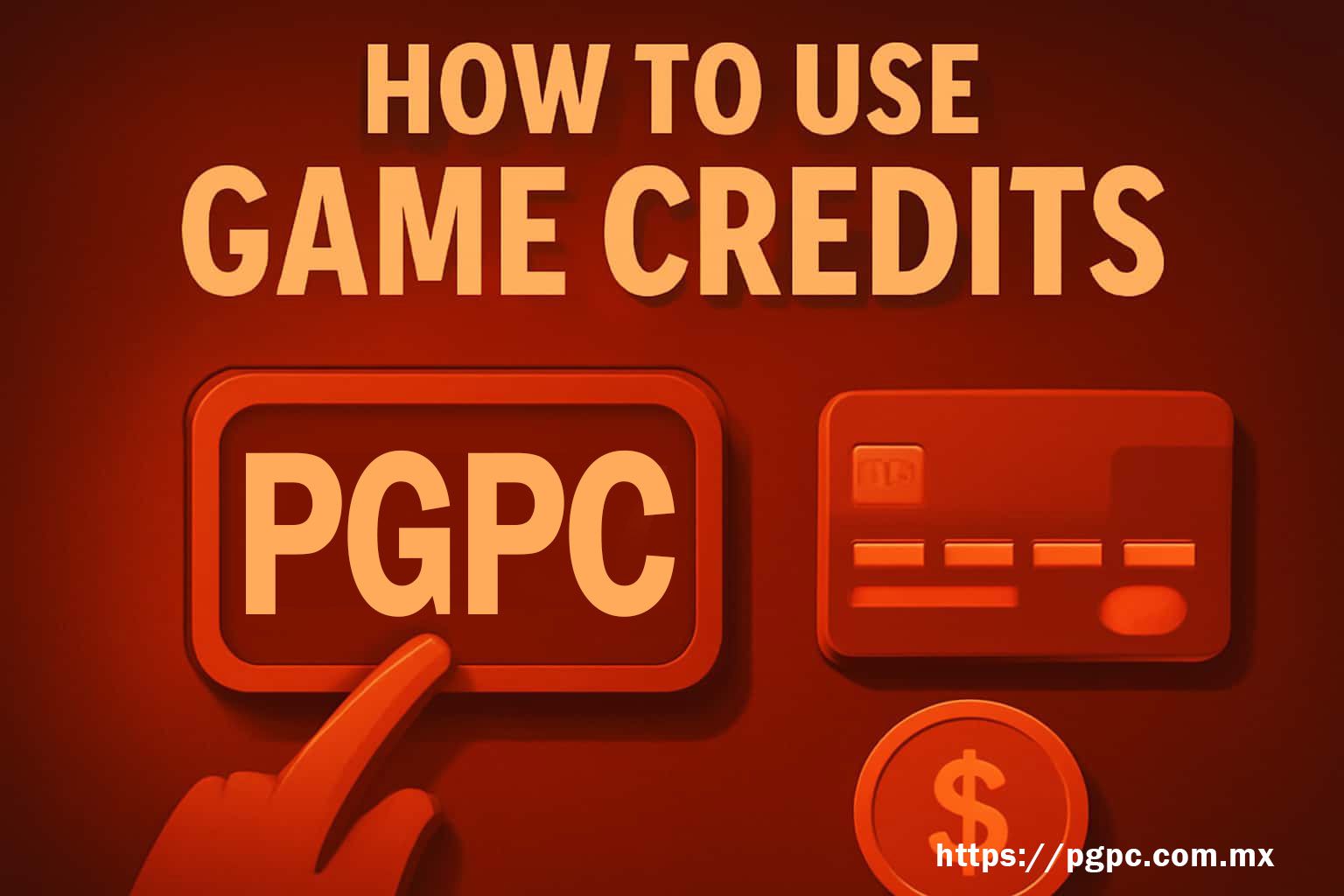 How to Use PGPC Credits screen reference
